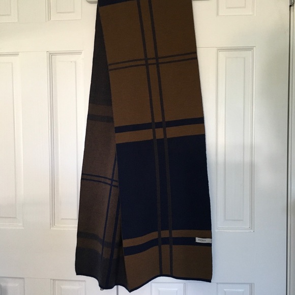 RIONA Men's Winter Cashmere Feel Australian Wool Soft Warm Knitted Scarf - Picture 4 of 8